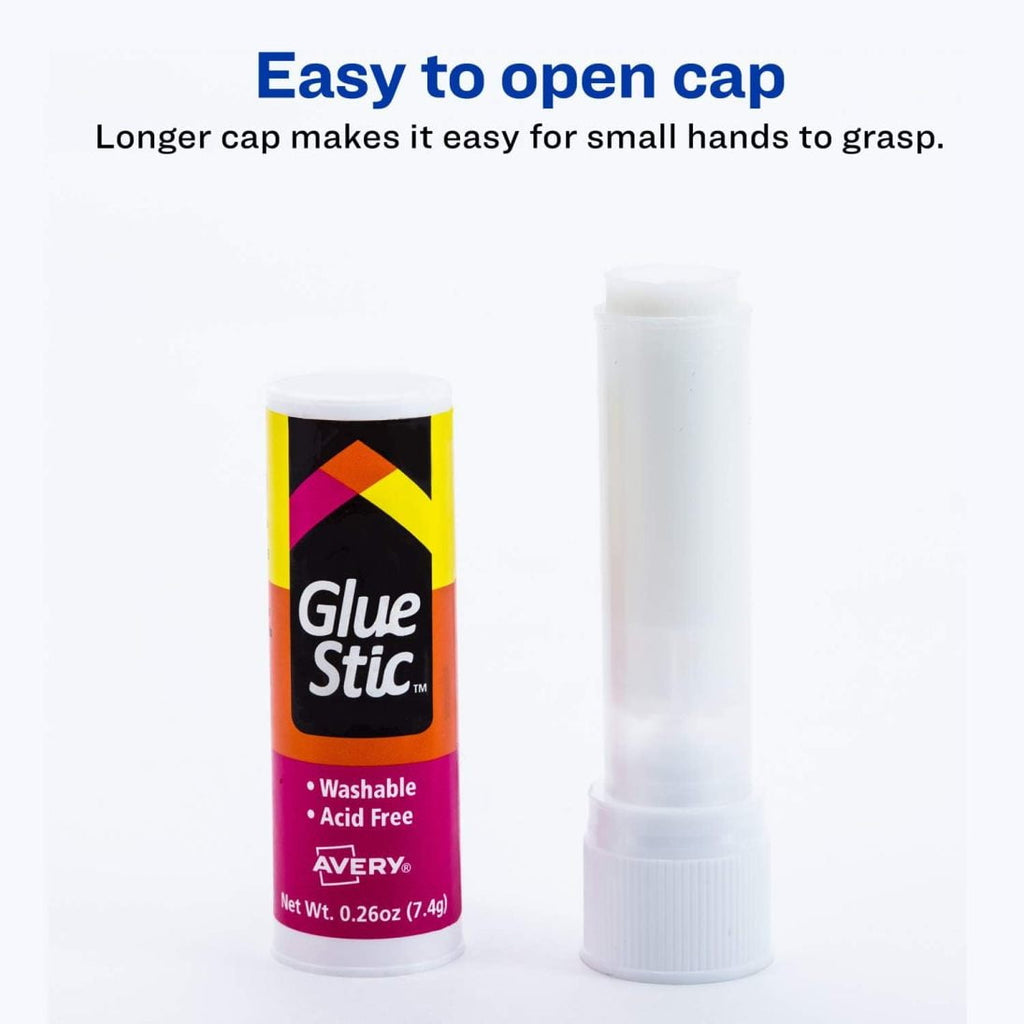 FMLP Glue Stick Value Pack White, Washable, Nontoxic, 0.26 oz. Permanent Glue Stic, 36pk (98023)