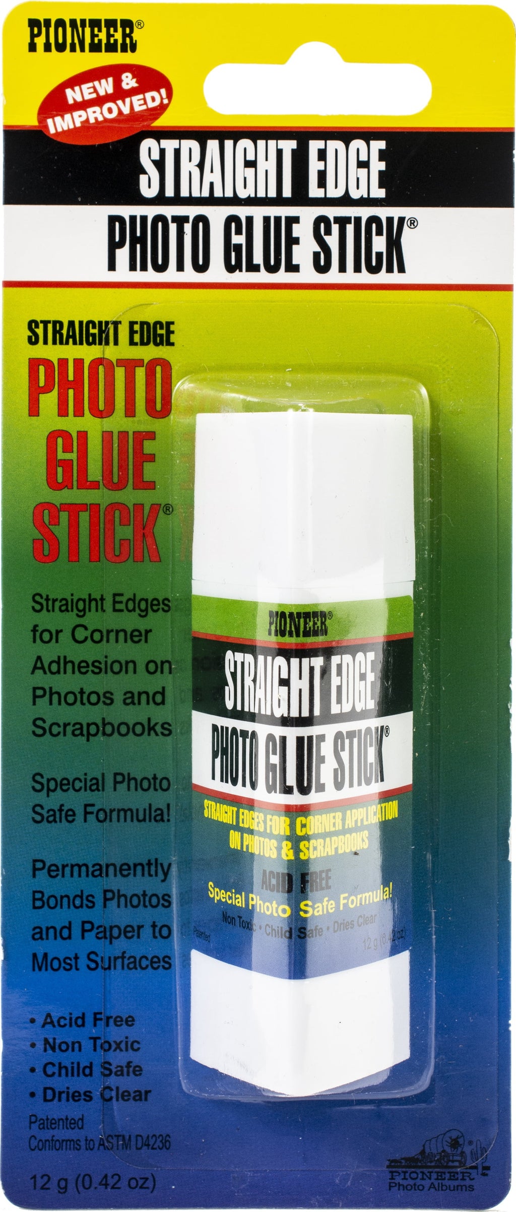 Photo Glue Stick Square Dual Edge .71oz-Multipack Of 6