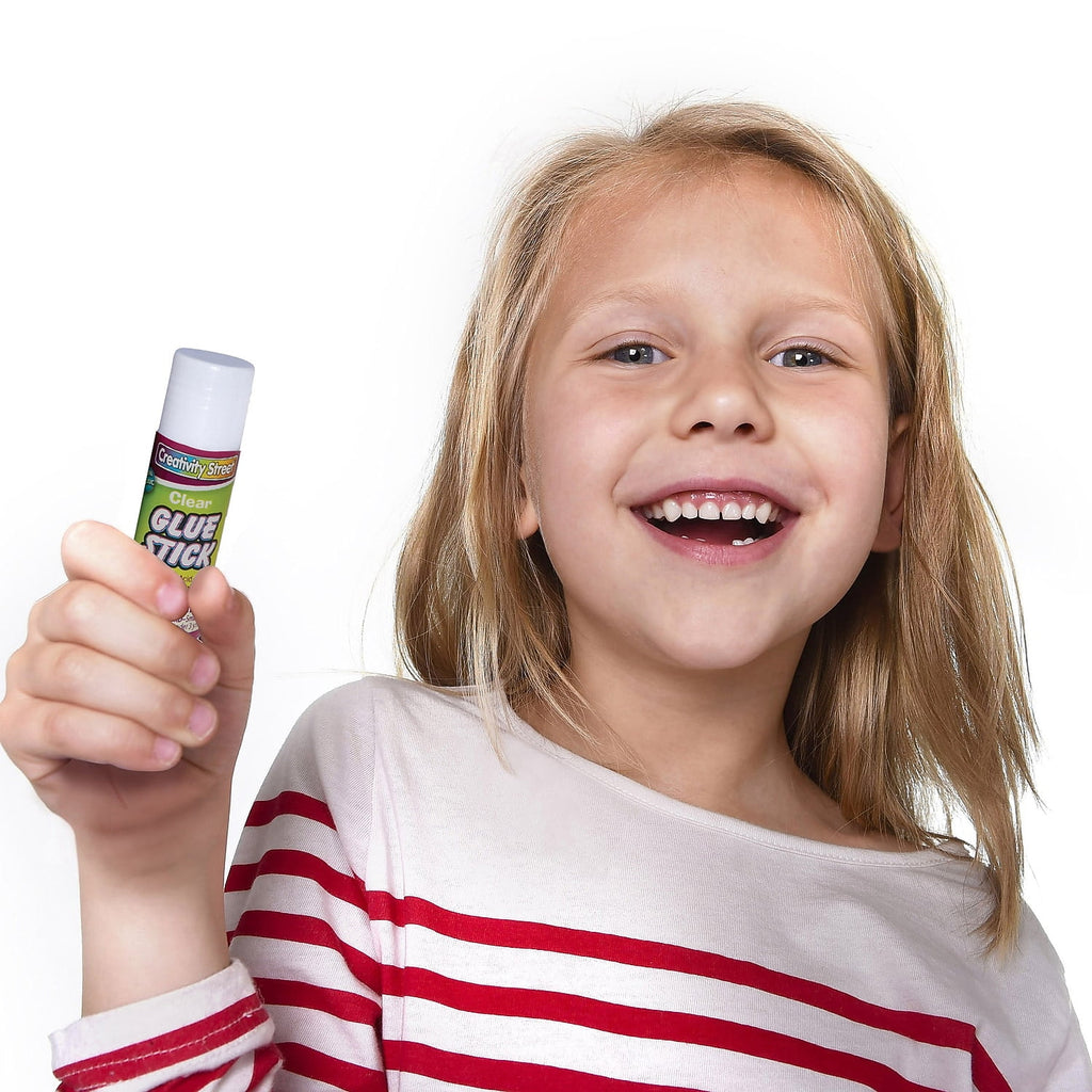 Glue Sticks, Clear, .70 oz, Pack of 30