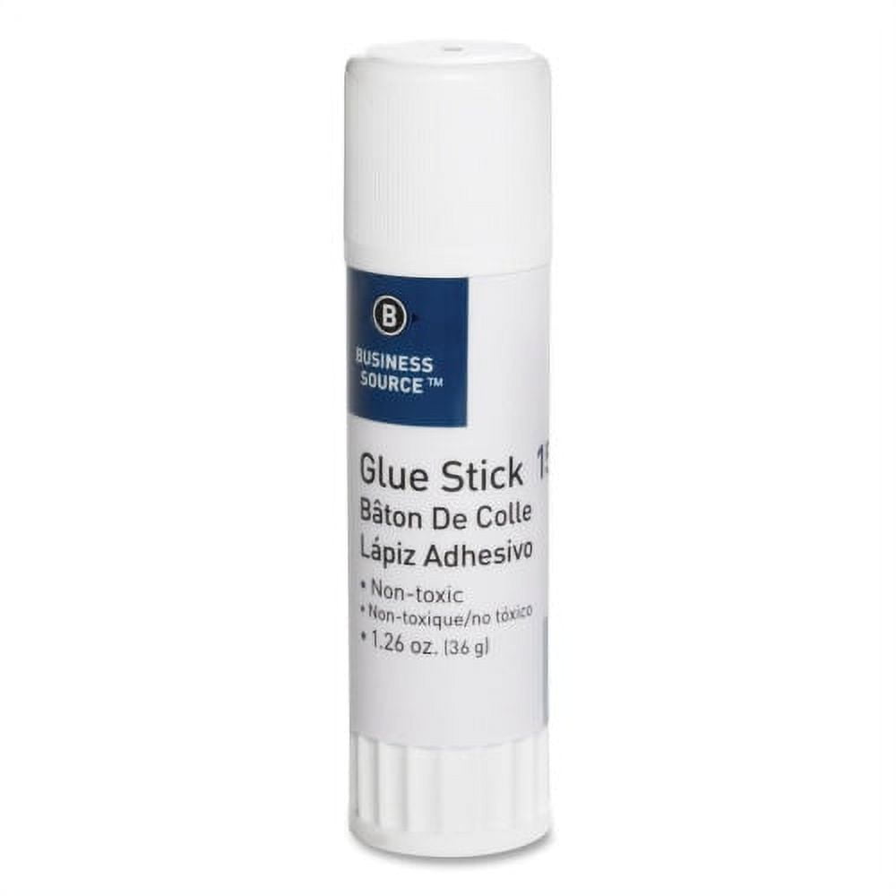 Business Source Glue Stick 1.26 oz - 1 Each - White
