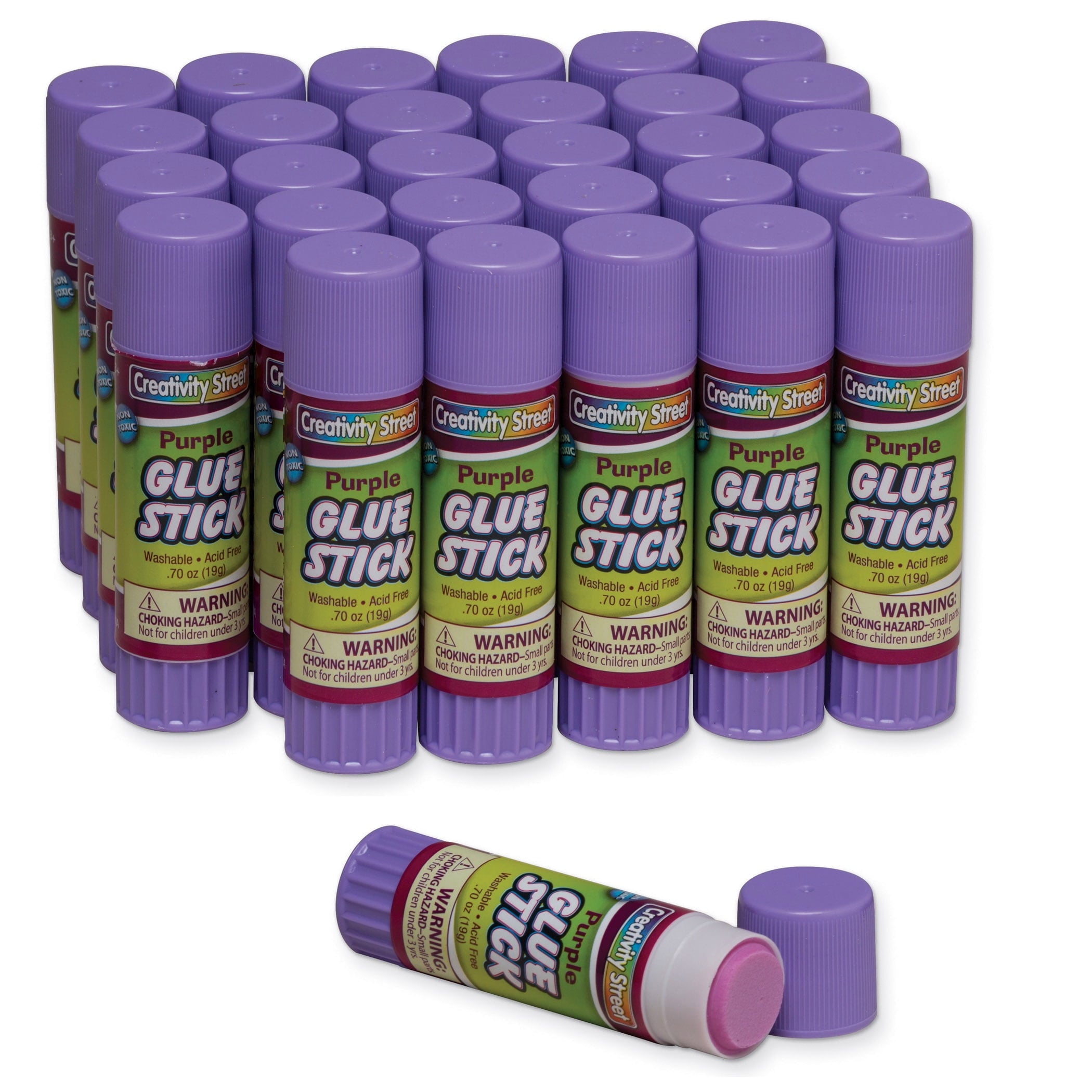 Glue Sticks, 30 Purple, .70 oz