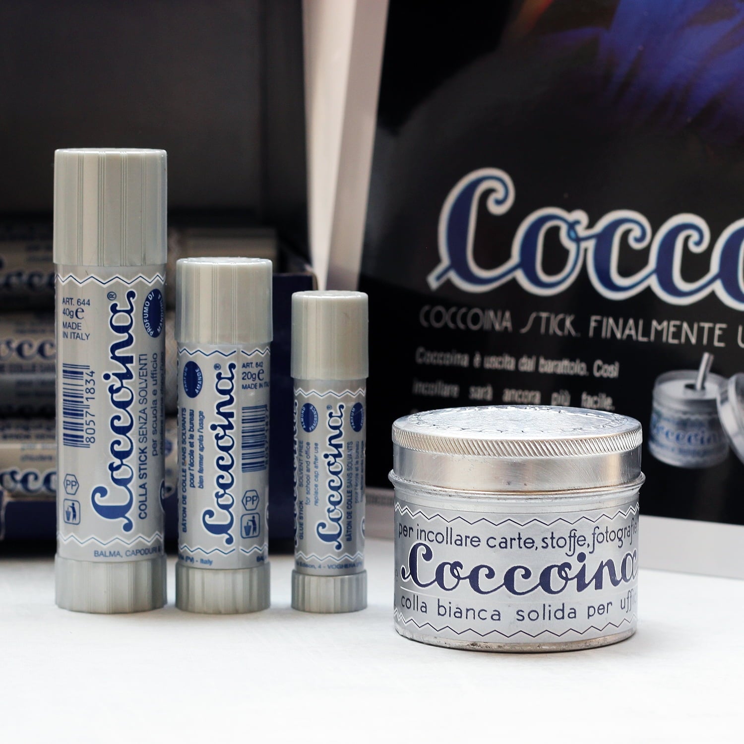 COCCOINA 20 Gram (.70 oz) Italian Glue Sticks - Package of 3