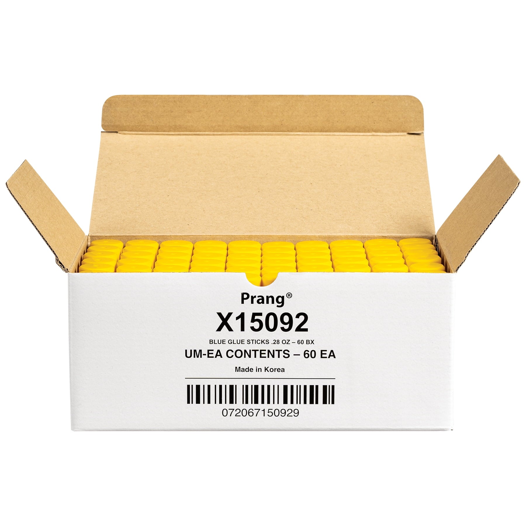 Prang Disappearing Blue Glue Sticks, Washable, .28oz, 60 Count