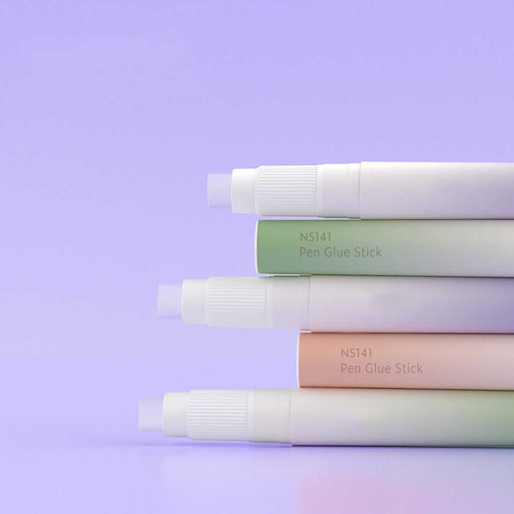 Hilingoto Pen-Shaped Solid Glue High Viscosity Glue Stick Purple, Glue Stick Promotional Sales, Office Stationery